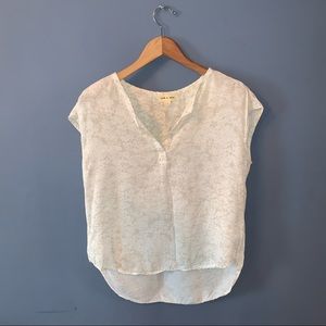 2 for $25: Anthropologie Cloth & Stone Floral Print Tencel Top Size Small